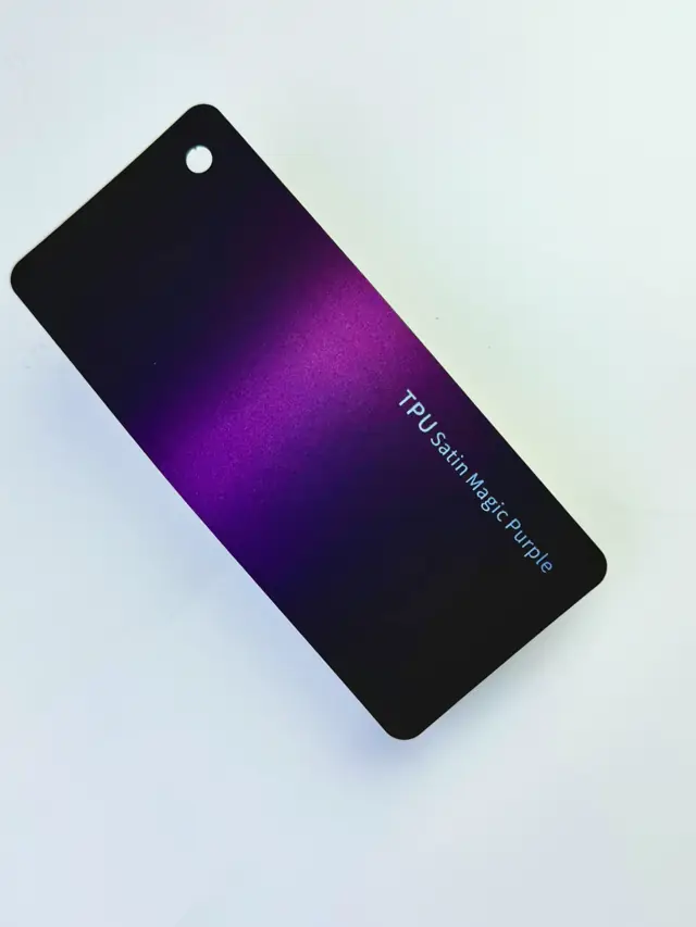 Satin Magic Purple PureShield colour PPF swatch