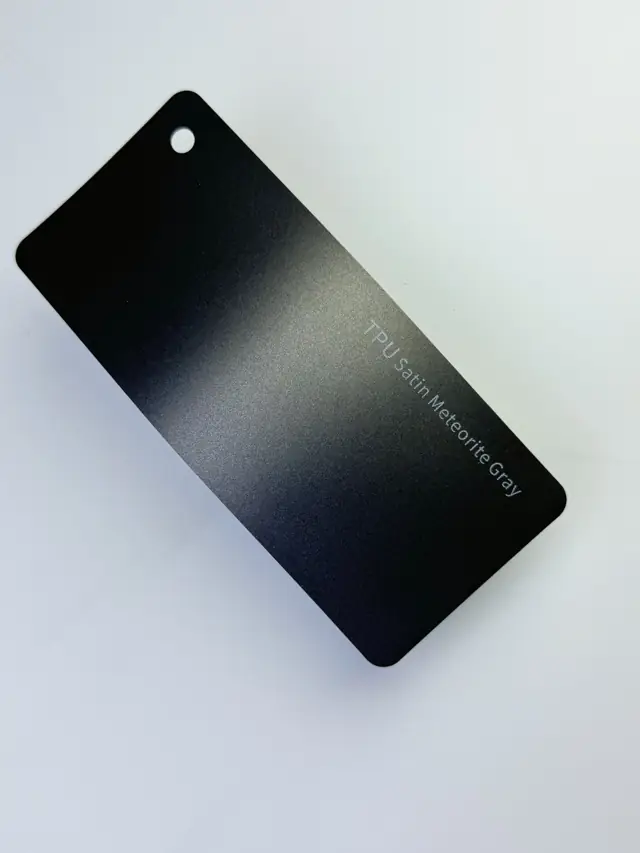 Satin Meteorite Gray PureShield colour PPF swatch
