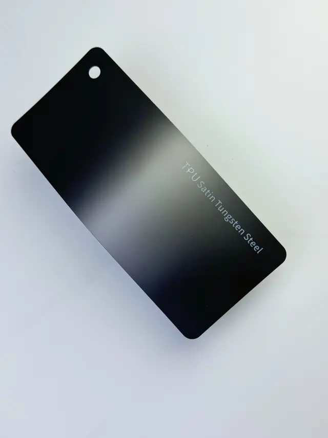 Satin Tungsten Steel PureShield colour PPF swatch