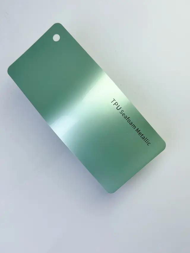 Seafoam Metallic PureShield colour PPF swatch
