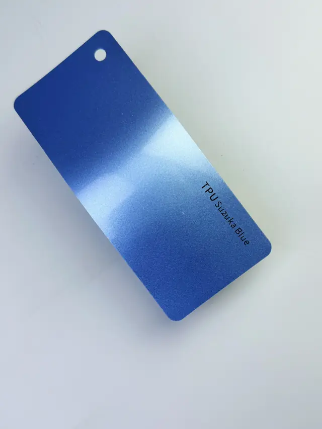 Suzuka Blue PureShield colour PPF swatch