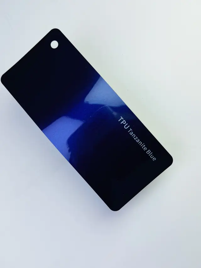 Tanzanite Blue PureShield colour PPF swatch