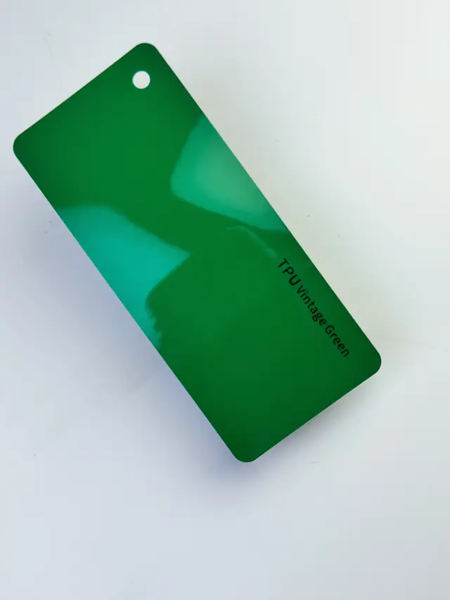 Vintage Green PureShield colour PPF swatch