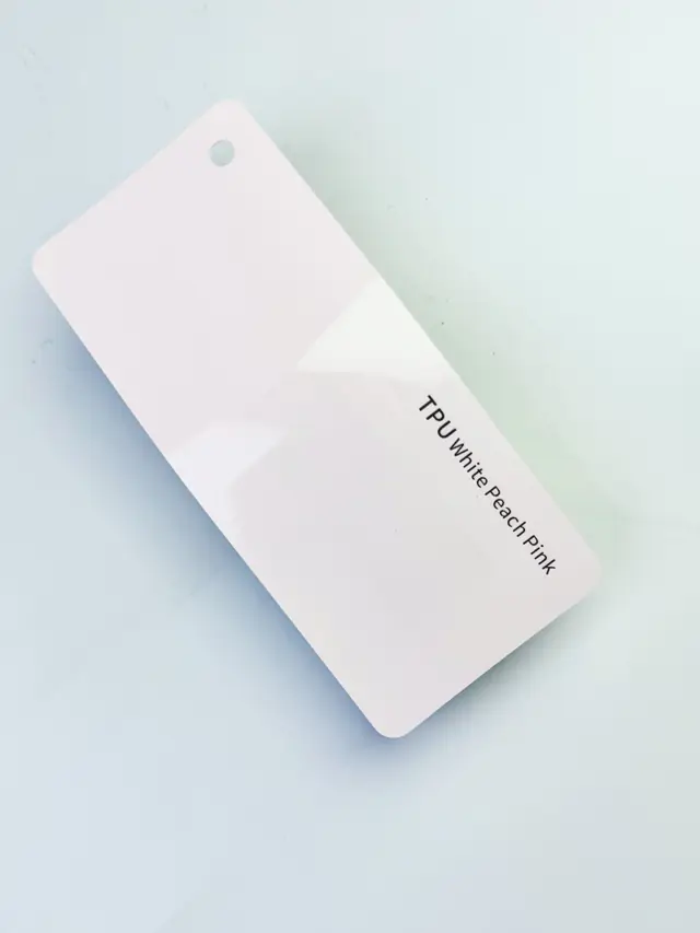 White Peach Pink PureShield colour PPF swatch